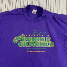 Vintage Purple Crackle Staff