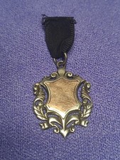 Vintage Sterling Silver  Fob Medal