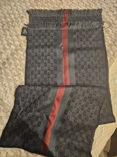 Original Gucci Wool Scarf GG