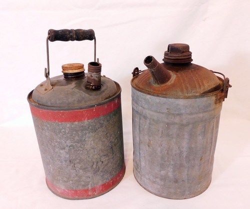 Vintage galvanized kerosene - galvanized,