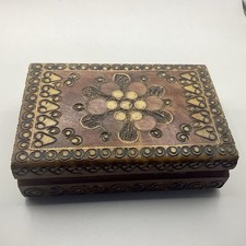 Small Vintage Wooden Trinket