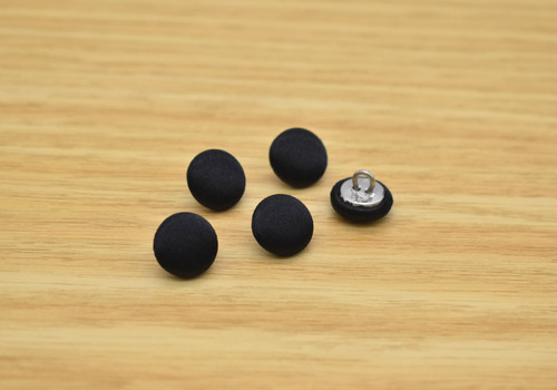 Black satin fabric covered - satin,
