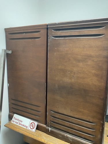 Two leslie organ speakers - leslie,