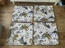 Clarke and Clarke - Emma J Shipley - Audubon Cushion Covers set 4 Large 20”x20”