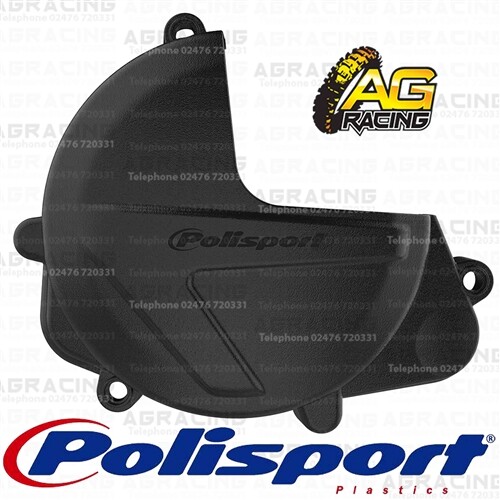 Polisport black clutch cover - polisport,