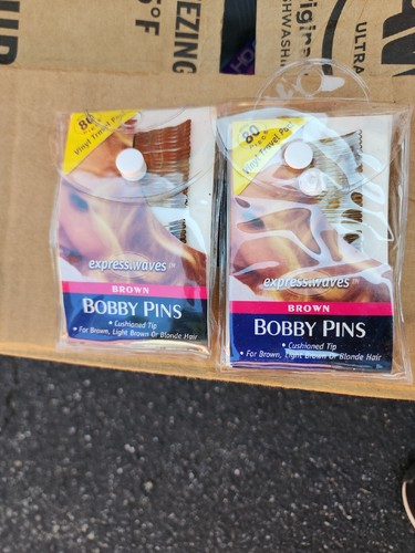 Bobby pins light brown - 2”,