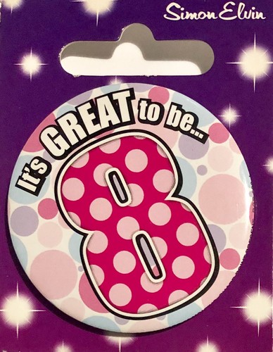 Small birthday badge - birthday, with