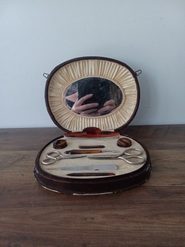 Vintage manicure set with hard - manicure,