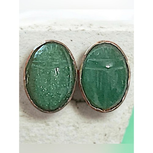 Vintage egyptian revival jade - vintage,