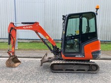 2017 Kubota KX027-4 mini digger 2.7 ton excavator cab 3 JCB 803 delivery