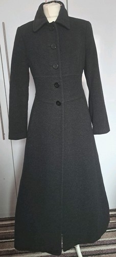 Laura ashley coat grey ankle - coat,