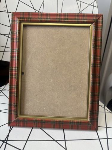 Vintage red gold tartan - vintage,