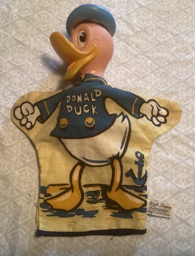 Vintage donald duck puppet - vintage,
