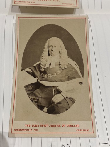 Antique cdv photo lord - lord, chief