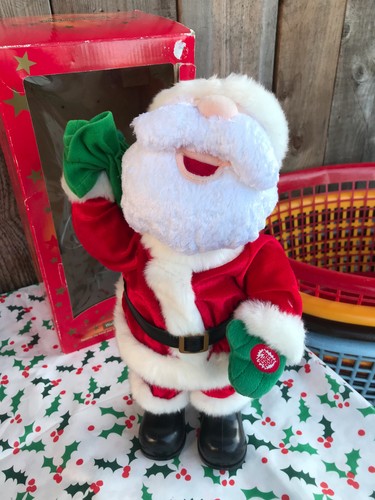 Rare bhs walking singing santa - rare,