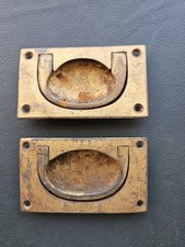 A Pair of Antique Solid Brass