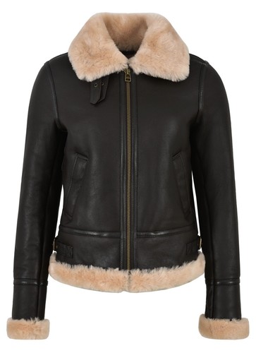 Ladies sheepskin jacket - b3,