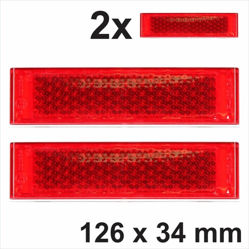 126x34 self adhesive red - mm, self-adhesive