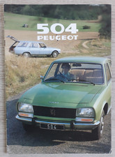 Peugeot 504 Range Brochure