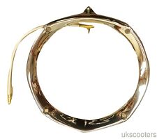 ukscooters LAMBRETTA S3 LI SX TV CHROME HEADLIGHT RIM WITH EARTH WIRE ITALIAN
