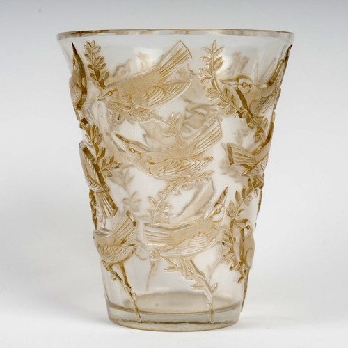 Grives glass patina sepia - , vase