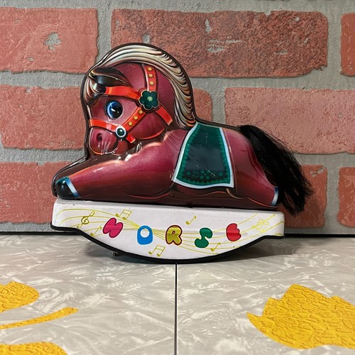 Vintage rocking horse - vintage, wind