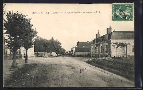 Old postcard monts et l - old, /i.-et-l