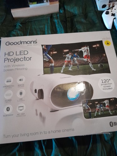 Goodmans led projector - hd,