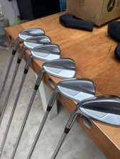 Ping I525 Left-Handed Iron Set. 5-PW. Project X IO 6.0 110g Shafts. Orange Dot.