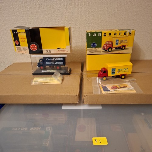 Lledo vanguards box vans - vanguards,