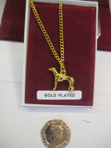 Greyhound whippet gold plated - greyhound/whippet,
