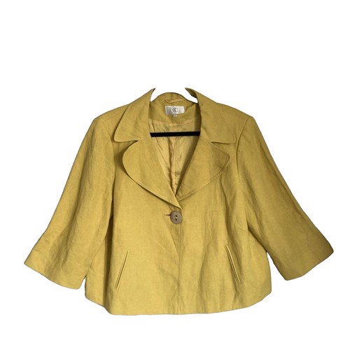 Womens linen blend - linen, jacket