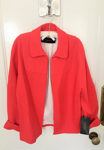 Zara textured blazer with - textured,