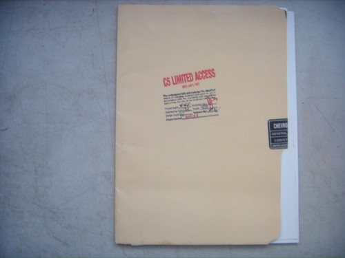 1997 corvette promotional - 1997,