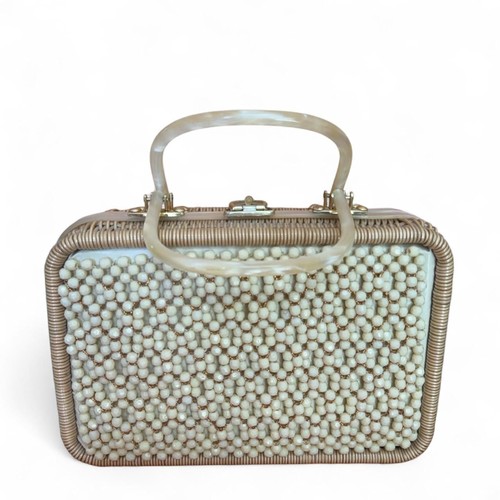Vintage wicker rattan box bag - vintage,