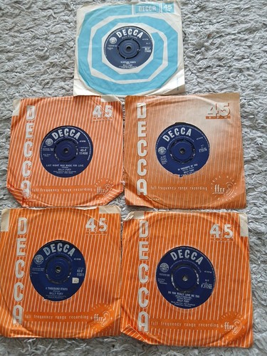 Billy fury 7 vinyl - 5, 7"