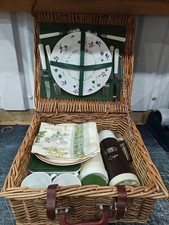 Vintage picnic hamper wicker - vintage,