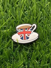 Union Jack Tea cup Shoe Charm