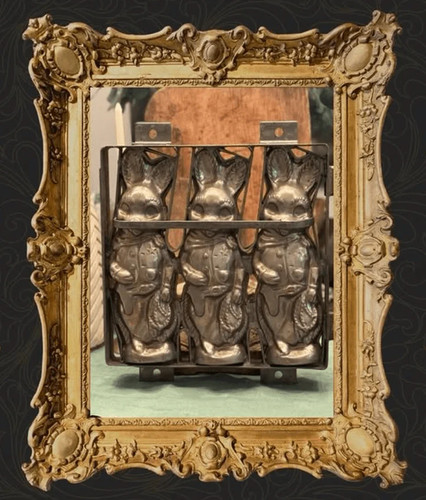 Antique chocolate rabbit - rabbit, mould
