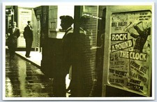 Gaumont Cinema Rock Around The Clock Bill Hayley 1956 Nostalgia Postcard 