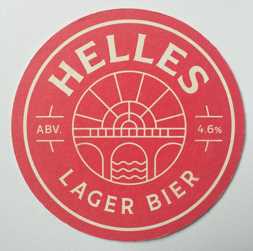 Beer mat helles lager - beer,
