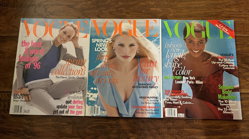 Vintage lot 1997 vogue - vintage,