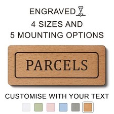 Parcel box sign - parcel,
