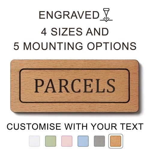 Parcel box sign - -,