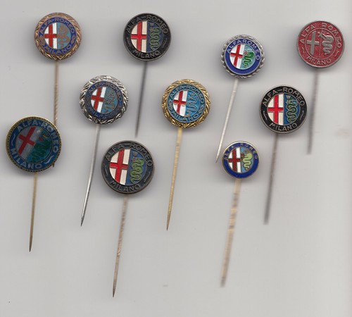 Vintage alfa romeo milano pin - vintage,