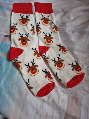 Ladies christmas socks size 4 - ladies,