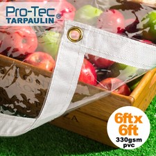 330gsm Clear Tarpaulin Heavy