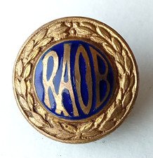 Royal Antediluvian Order of Buffaloes RAOB Enamel Lapel Badge