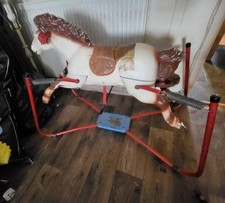 Vintage 1960s Spring Type Rocking Horse