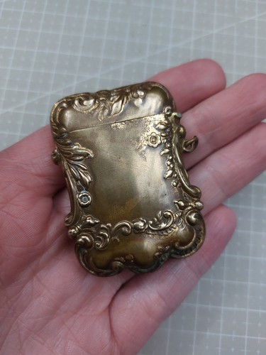 Antique vesta match safe - vesta,